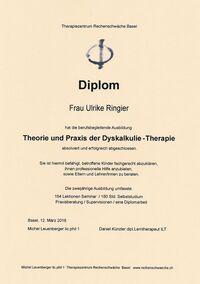 Diplom Dyskalkulie-Therapeutin